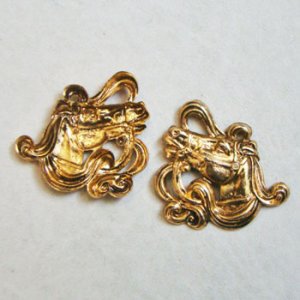 画像1: AGP 27.5x25 "Horse Head" stamping