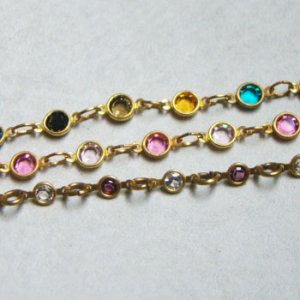 画像2: VSW 32pp "Lavender & Rose" channel link chain