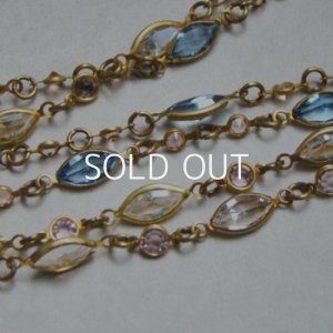 画像2: VSW  "10x5 Lt.Sapphire & 24pp Lt.Peach" channel link chain