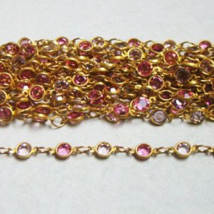 画像1: VSW 32pp "Lavender & Rose" channel link chain