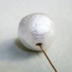 画像2: 24mm white cotton pearl