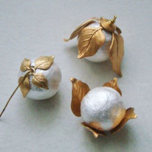 画像3: 24mm white cotton pearl