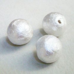 画像1: 24mm white cotton pearl