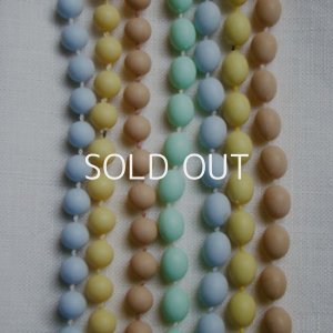 画像1: 1960's acrylic beads necklace