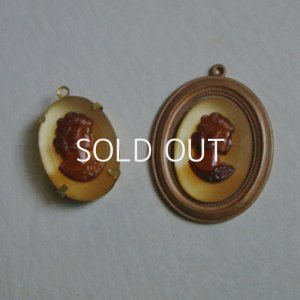 画像3: 25x18 "Frost Topaz/Brown" lady cameo