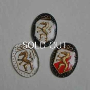 画像1: 25×18 dragon shield intaglio cabochon