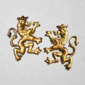 画像1: 42x31 Lion stamping "L"