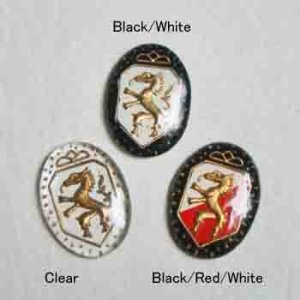 画像2: 25×18 dragon shield intaglio cabochon