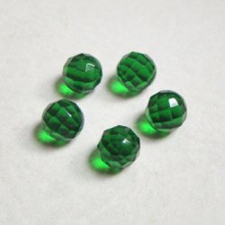 画像1: 10mm Emerald faceted ball