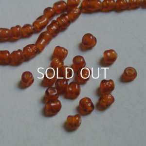 画像1: 5pcs 6x5 "Amber" baroque beads
