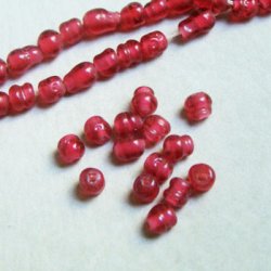 画像1: 5pcs 6x5 "Ruby" baroque beads