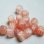画像3: 2pcs 6~6.5mm frosted coral stripe cube beads (3)