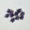 画像1: 6~7mm flower charm "Dark Purple" (1)