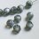 画像1: 12mm "Gray/White givre" faceted beads (1)