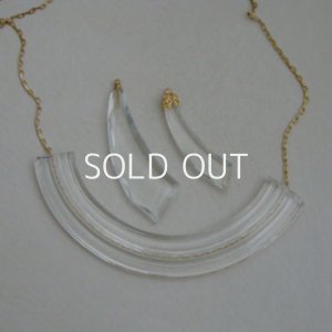 画像4: MC 58x21 Crystal curved drop "L"