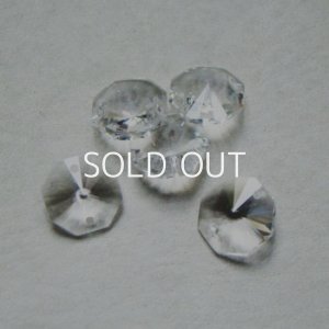 画像1: VSW Crystal 12mm OCT 2-hole beads