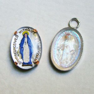 画像2: 25x18 oval "Virgin Mary" intaglio