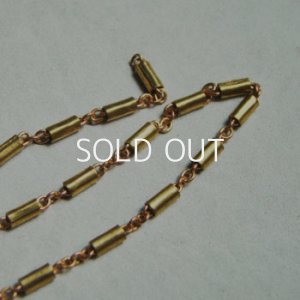 画像2: brass 4x2 tube link chain