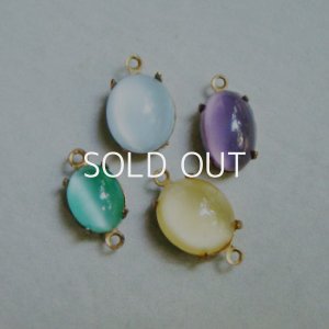 画像2: 2pcs 10x8 OV "Mint Moonstone"