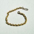 old brass chain bracelet finding