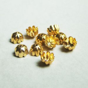 画像1: 4pcs GP 7mm ribbed cap