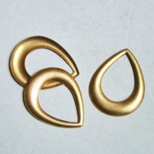 画像1: 36x28 pear shape hoop stamping