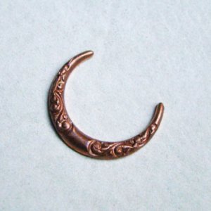 画像2: 21x17 ornate crescent stamping