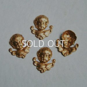 画像1: 13.3x15.7 brass Cherub stamping