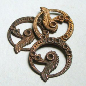 画像3: 32x36 Leaf Circle setting stamping