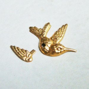 画像2: 24.5x19 3D Humming Bird
