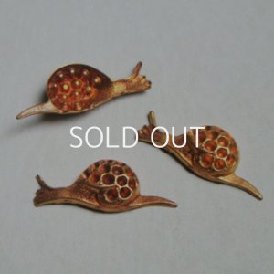 画像1: brass Snail setting stamping