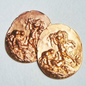 画像7: 50x41 Cherub medallion