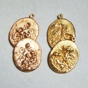 画像1: Cherub pendant charm