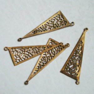 画像1: 37x14 triangle filigree 2R conector