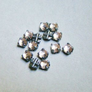 画像1: 10pcs 3.5mm "Pale Pink" rose montee