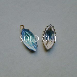 画像3: 15x7 NAVE "Lt.Blue/Green givre" fancy stone