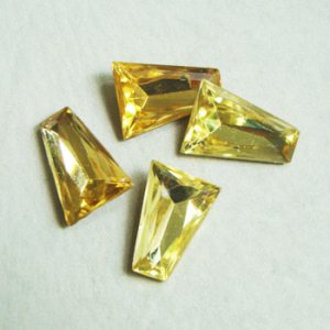 画像3: 18x13 "Yellow" Keystone glass stone