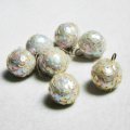 15mm "Clear Iridescent" sequin ball