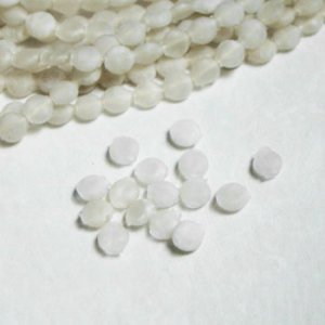 画像1: 10pcs 6mm "Frost Clear" hollow beads