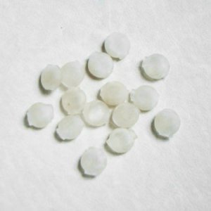 画像2: 10pcs 6mm "Frost Clear" hollow beads