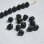 画像1: 4pcs 5.5mm Black tiny flower beads (1)