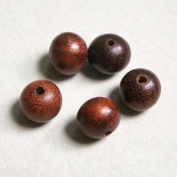 画像1: 14~15mm wood beads