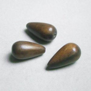 画像2: 24x13 wood drop beads