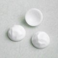 20mm "Chalk White" carved hollow cabochon
