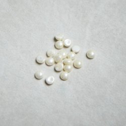 画像1: 20pcs 2.5mm pearl cabochon