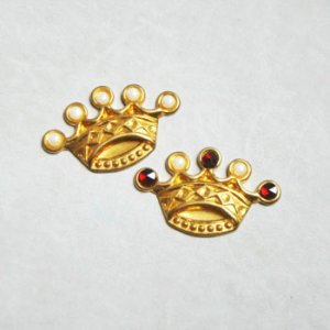 画像2: 10pcs "Dark Siam" 3mm faceted cabochon