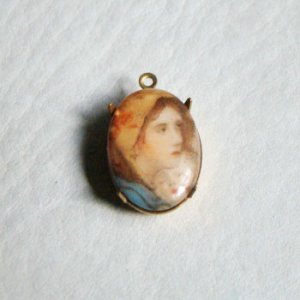 画像2: 18x13 "Mother & Child" cabochon