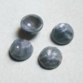 15mm "Gray" carved hollow cabochon