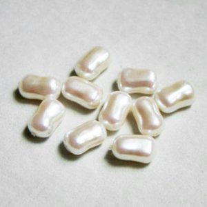 画像2: 5pcs 10x6 baroque plastic pearl