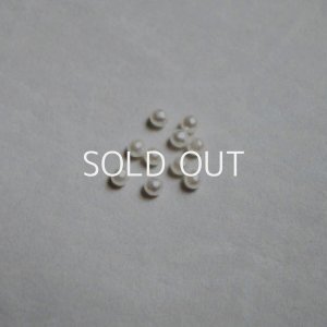 画像1: 20pcs 2mm "off-white" No-hole pearl